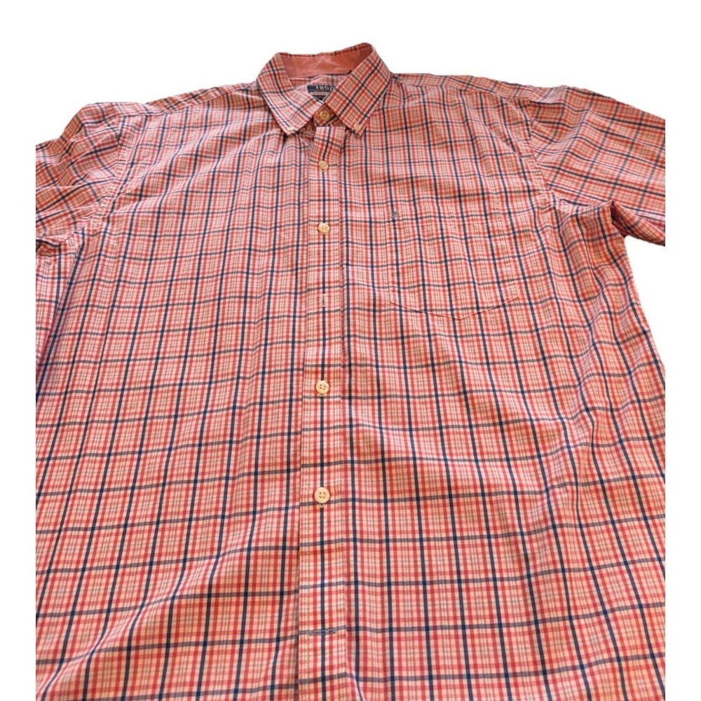 Lot Of 3 Men's Large Dress Shirts Pink Family Izod Tommy Hilfiger & Croft Barrow - Picture 9 of 13